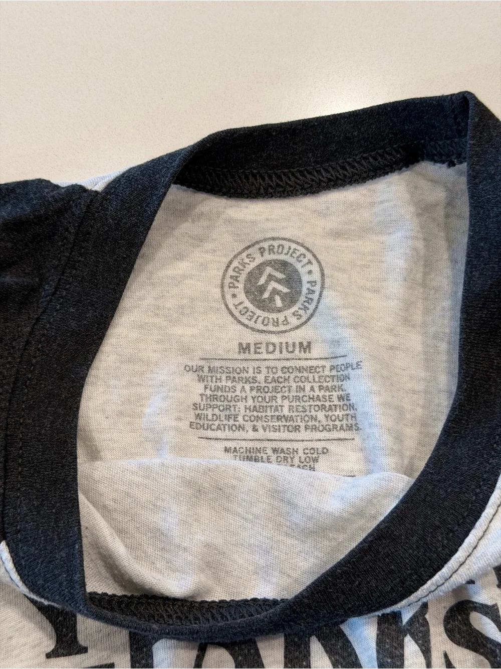 Parks Project National Park Raglan Tee Size Medium - Picture 5 of 6